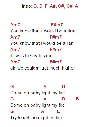 Syncopated Strum 'Light My Fire' - ♪ Little ♫